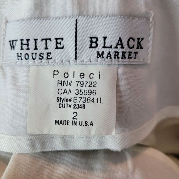 Vintage WHBM Mid Rise Bootcut Pants 2 Beige Hippie Lace Up Detail Boho USA - Picture 10 of 11